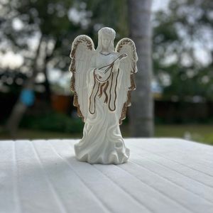 Ceramic Angel with mandolin